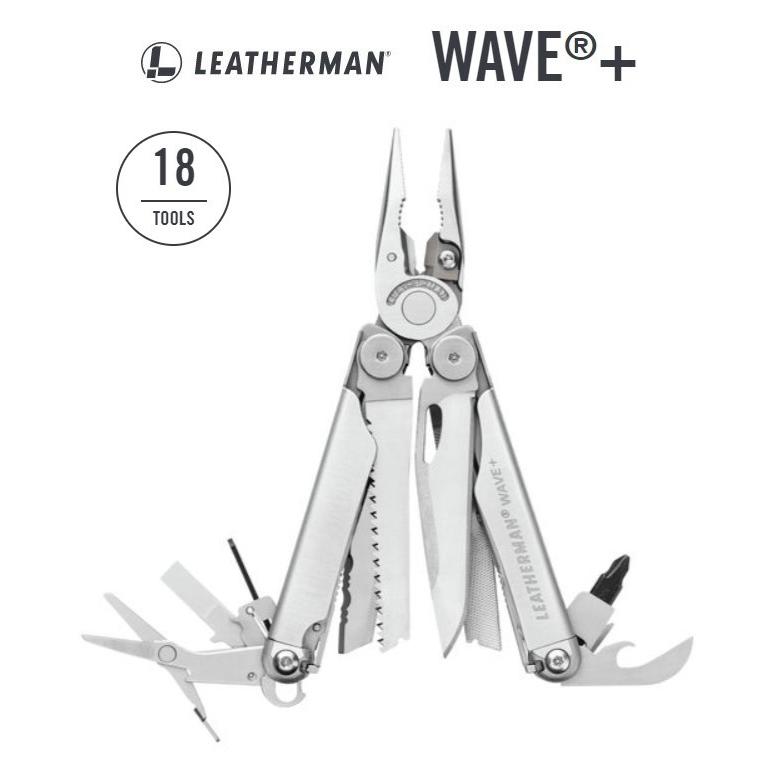 LEATHERMAN(レザーマン) WAVE+ Stainless Steel [USA正規品] :LTH-WAVEST:Around The