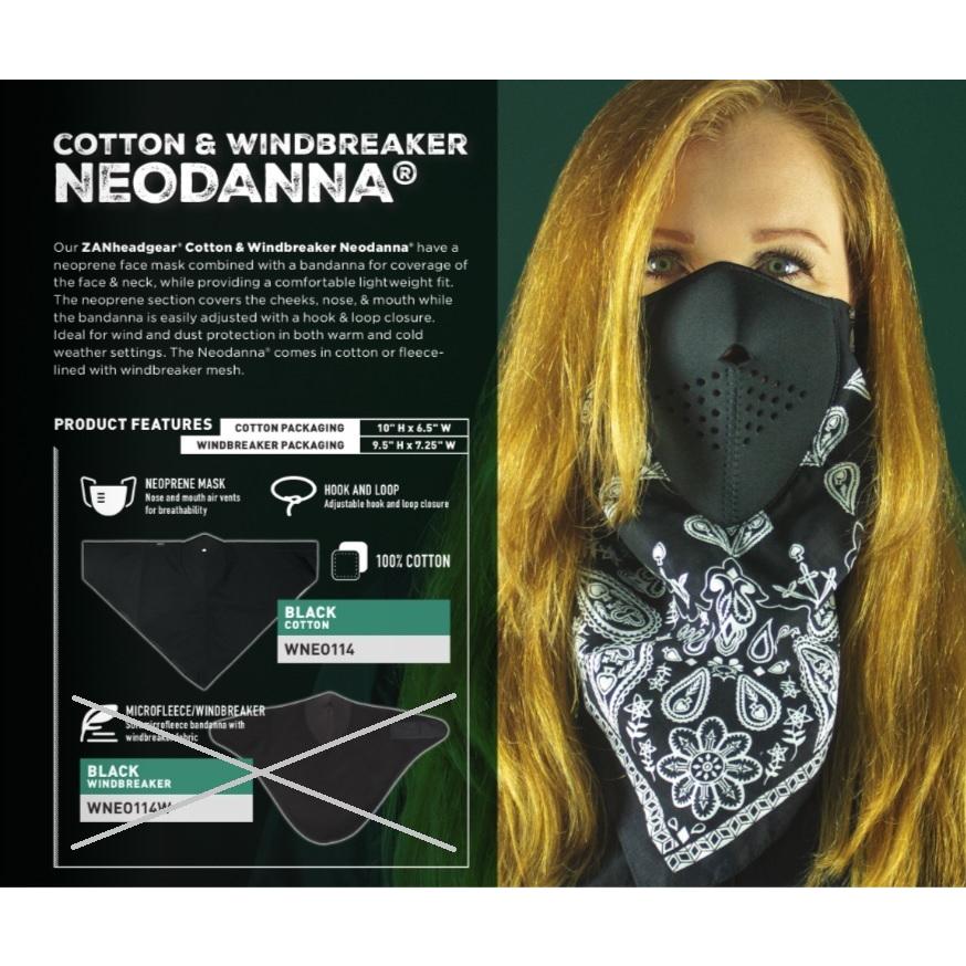 ZAN headgear] Neodanna Cotton フェイスマスク フェイスカバー