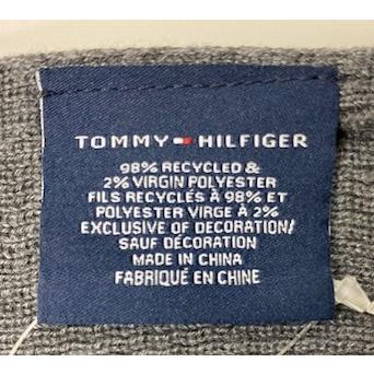 TOMMYHILFIGER(トミーヒルフィガー)　マフラー　1CT3083-030　グレー系　再生ポリエステルマフラー｜importoffprice｜04