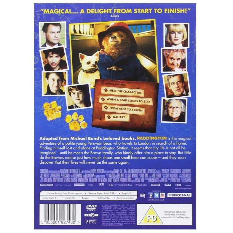 Paddington パディントン 実写映画 ベン ウィショー 声 Pal Uk盤 輸入版 新品 Brbd Import One 通販 Yahoo ショッピング