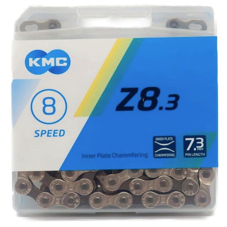 KMC(ケイエムシー) KMC Z8.3 チェーン 8S/8速/8スピード用 114Links Silver/Gray 輸入品【新品】｜importone