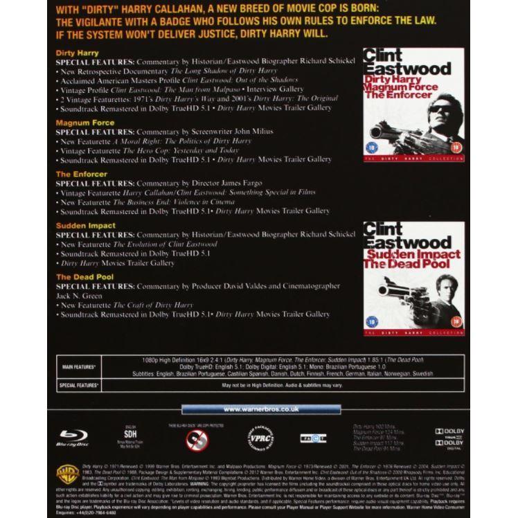 ダーティハリー コレクション Dirty Harry Collection Box 輸入版 [Blu-ray] [リージョンA]【新品】｜importone｜02