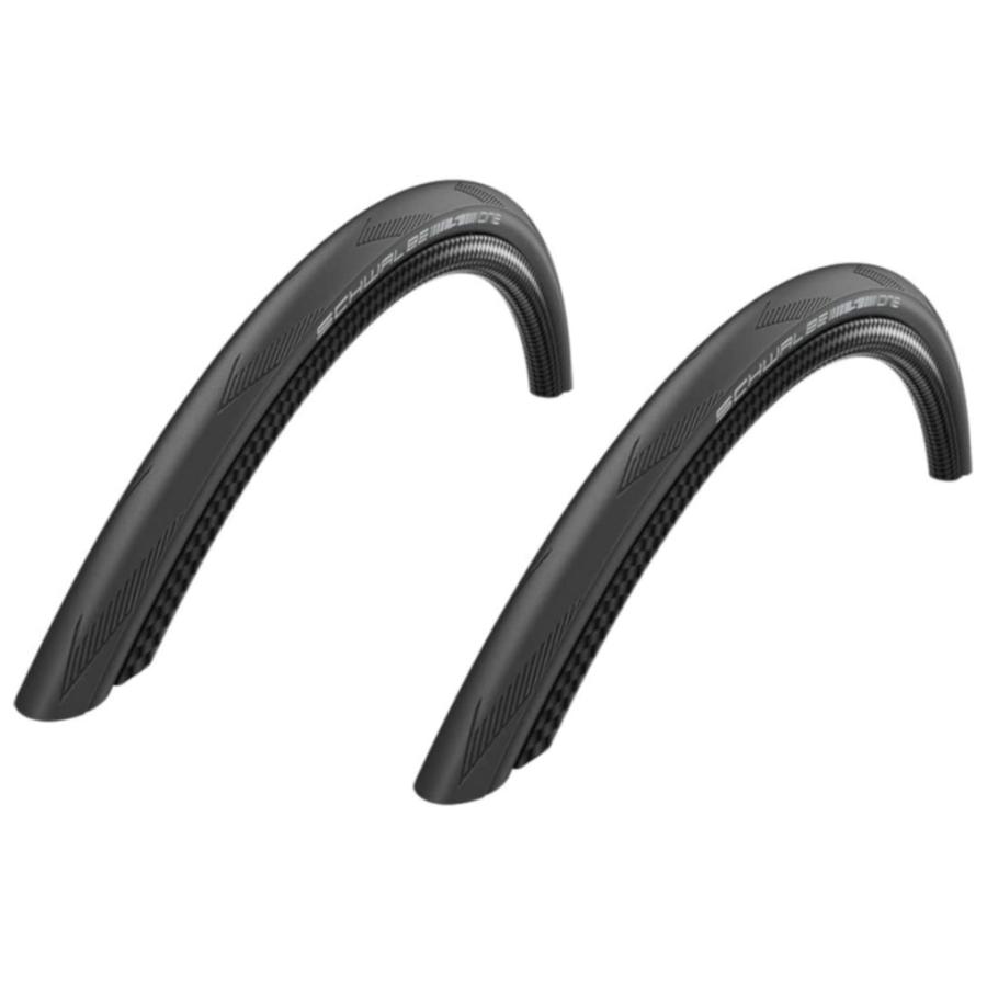 2本セット SCHWALBE ONE ADDIX シュワルベワン クリンチャー 700c (700×25c, ブラック) 輸入品