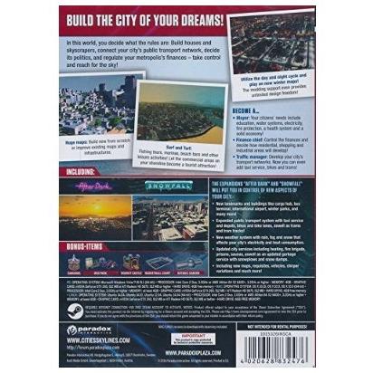シティーズ:スカイライン Cities Skylines Complete Edition PC DVD 輸入版 【新品】 |  | 01