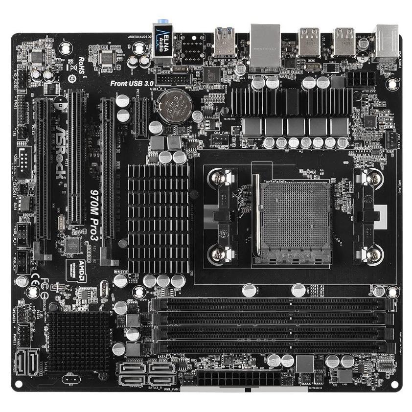 ASRock Micro ATX DDR3 1066 マザーボード 970M PRO3 輸入品【新品】 | ASRock