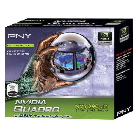 NVIDIA Quadro NVS 290 by PNY 256MB DDR2 PCI Express x16 DMS-59 to Dual DVI-I SL or VGA Profesional Business Graphics Board, VCQ290NVS-PCIEX16-PB by PN｜importselection｜02
