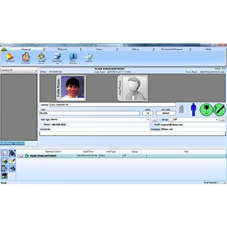 品質検査済 IDWare Guest Visitor Management Desktop Solution with