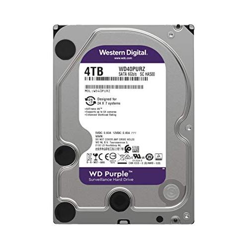 楽天 Western Digital HDD 4TB WD Purple 監視システム 3.5インチ 内蔵HDD WD40PURZ