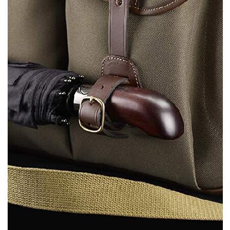 Billingham Thomas Briefcase ＆ Laptop Bag (Sage FibreNyte/Chocolate Leather)