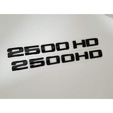 Aimoll 2個 2500HD 2500 HD ネームプレート エンブレム 3Dデカール