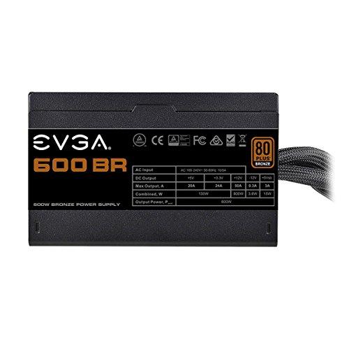 EVGA 600 BR, 80+ Bronze 600W, 3 Year 　, Power Supply 100- BR-0600-K1｜importselection｜06