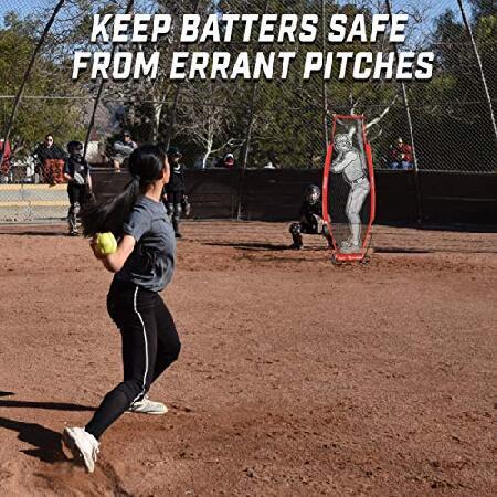 GoSports XTRAMAN ソフトボール ダミーバッター ピッチングトレーニング マネキン レッド 