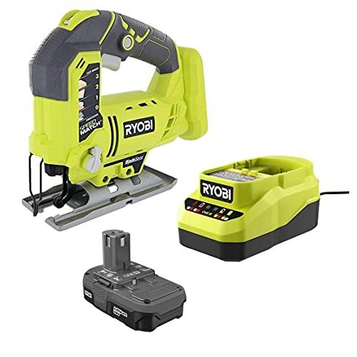 Ryobi 18 Volt LithiumIon Orbital Jig Saw Combo Kit with Battery and Charger (Bulk Packaged, Non