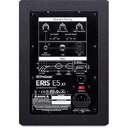 PreSonus Eris E5 XT 5 inch Powered Studio Monitor 5" Powered Studio Monitor with Woven Composite LF Driver, 1" Silk-Dome HF Driver with Gravity Magnet｜importselection｜05