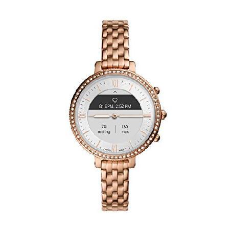 Fossil Women's 38mm Monroe Stainless Steel Hybrid HR Smart Watch, Color: Rose Gold (Model: FTW7037)｜importselection｜05