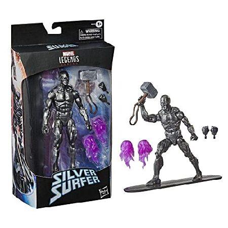 Marvel Hasbro Legends Series Avengers 15-cm Collectible Action Figure Toy Silver Surfer with 6 Accessories｜importselection｜02