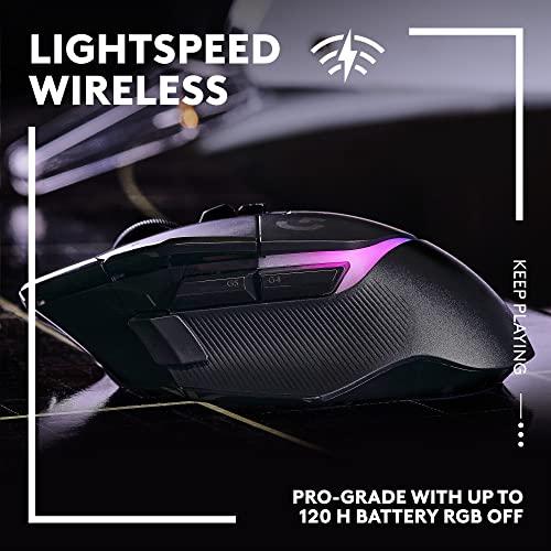 廃番・完売 Logitech G502 X PLUS LIGHTSPEED Wireless RGB Gaming Mouse - Optical mouse with LIGHTFORCE hybrid switches， LIGHTSYNC RGB， HERO 25K gaming sensor， comp