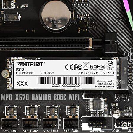 Patriot P310 1.92TB Internal SSD - NVMe PCIe M.2 Gen3 x 4 - Low-Power Consumption Solid State Drive - P310P192TM28｜importselection｜06