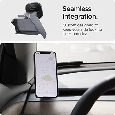 Spigen テスラ 車載ホルダー Model 3 / Y スマホホルダー マグネット MagSafe用 ダッシュボード装着式 車 スマホスタンド iPhone 14 13 12 Pro Max Plus Mini 超｜importselection｜05