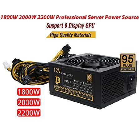 yunestry 1800W 2000W 2200W Power Supply for 8 Cards ATX PSU Bitcoin Mining Machine PSU 95% Efficiency Mining Power 180-260V Mining Power Supply 2200w 人気・おすすめ｜使いやすい・旅行におすすめ セール中 全国発送 即出荷モデル