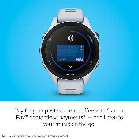 Garmin Forerunner〓 255S Music, Smaller GPS Running Smartwatch with Music, Advanced Insights, Long-Lasting Battery, Whitestone｜importselection｜05