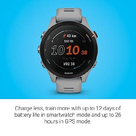 Garmin Forerunner〓 255S, Smaller GPS Running Smartwatch, Advanced Insights, Long-Lasting Battery, Powder Gray｜importselection｜03