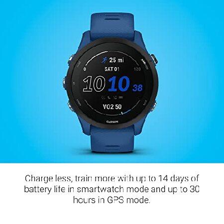 Garmin Forerunner〓 255, GPS Running Smartwatch, Advanced Insights, Long-Lasting Battery, Tidal Blue｜importselection｜03