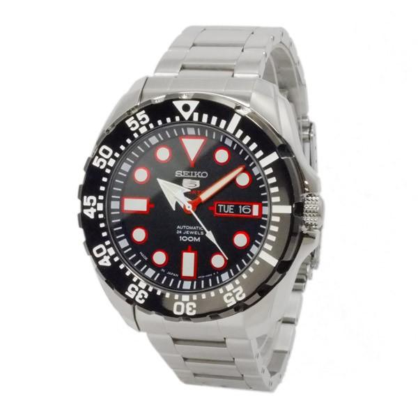 セイコー セイコー5 ファイブスポーツ 日本製 自動巻 メンズ 腕時計 SRP603J1　ブラック x シルバー 約 セイコー メンズ