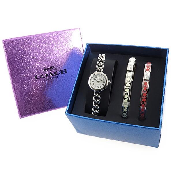 コーチ デランシー クオーツ レディース バングルセット 腕時計 14502448 シルバー