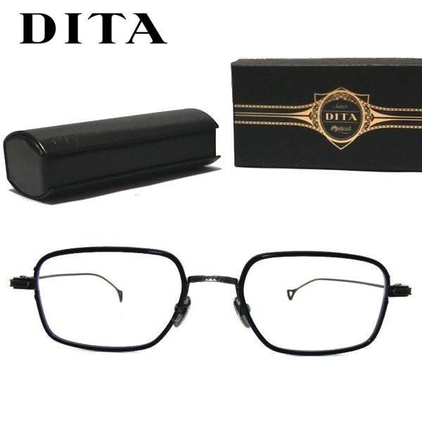 Dita DITA ディータ RIPLEY スクエア チタン セル巻き 伊達 眼鏡 