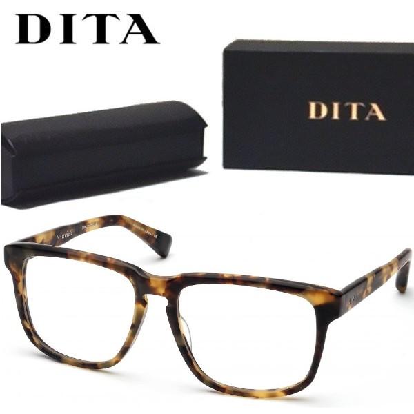 ディータ DITA ウェリントン 伊達 メガネ WHITEHALL Matte Tokyo Tortoise マット 東京 トータス  DRX2037-D べっ甲柄｜importshippers