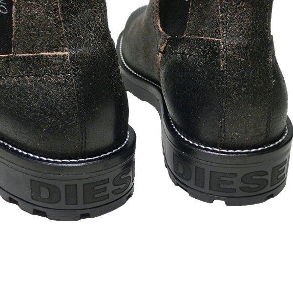 ディーゼル DIESEL サイドゴア ブーツ D-THROUPER CB レザー メンズ