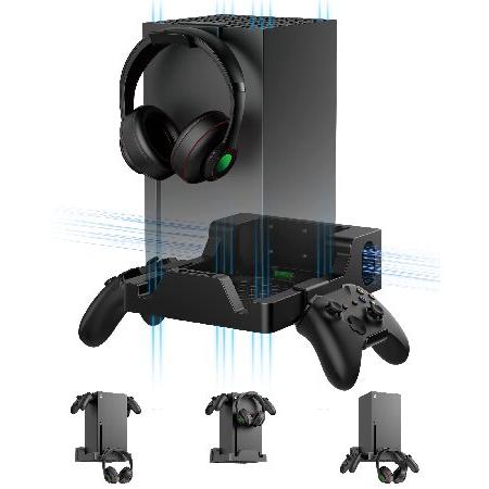 Wiilkac 壁マウント Xbox Series X用 4 in 1 壁取り付けキット Xbox