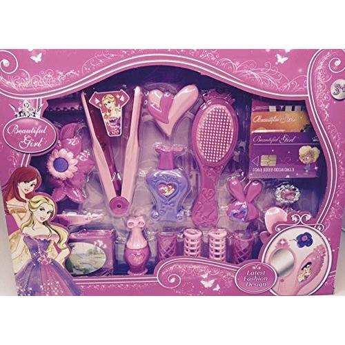 安価Kids Pink Vanity Hair Styling Set Roller Accessories