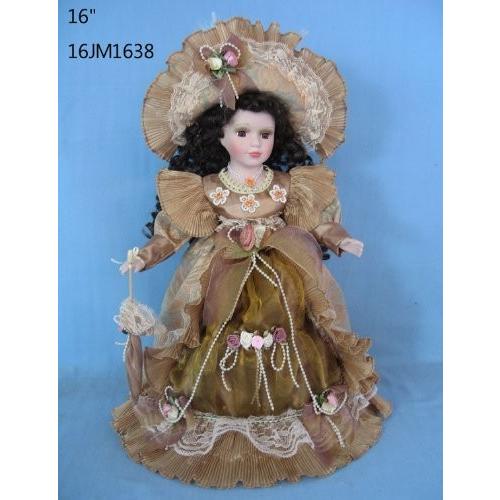 捧呈Jmisa 16" Porcelain Victoria Doll
