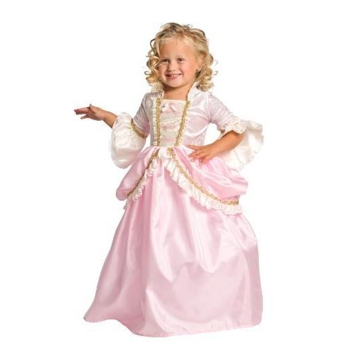安価 Little Adventure Pink Parisian Princess Dress Size 1-3 with Doll Dress and Bow