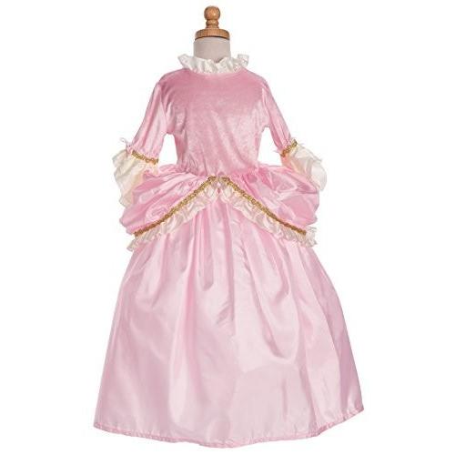 安価 Little Adventure Pink Parisian Princess Dress Size 1-3 with Doll Dress and Bow