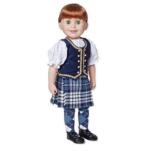 Maplelea Highland Lass， Dance Outfit for 18 Inch Dolls