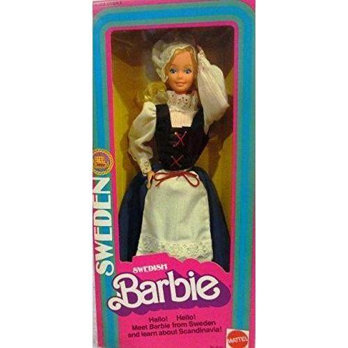 1982 Dolls of the World Swedish Sweden Barbie Doll #4032 by Mattel