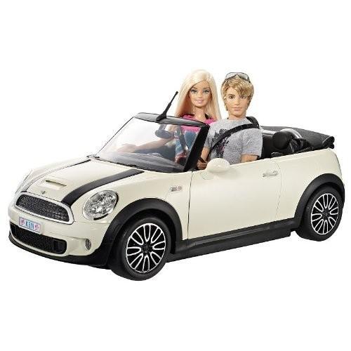 [マテル]Mattel Barbie and Ken My Cool White Mini Cooper with Dolls BCG78
