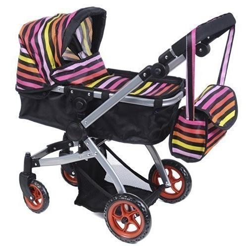 Like Bugaboo DOLL Bassinet Stroller with Diaper Bag and Swivel Wheels