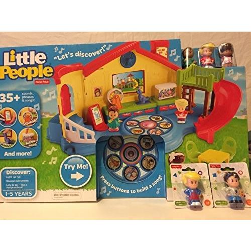 Fisher-Price Little People Musical Preschool Playset AND Little People Artist AND Little People Edd
