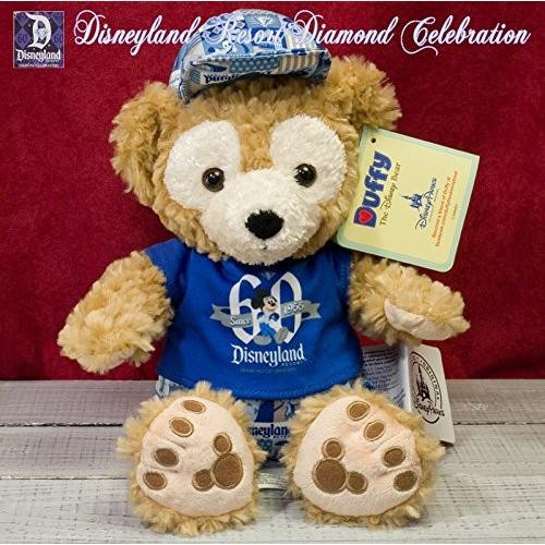 アメリカ カルフォルニアディズニーリゾート 60周年 ダイヤモンドセレブレーション ダッフィー 36cm 新品同様