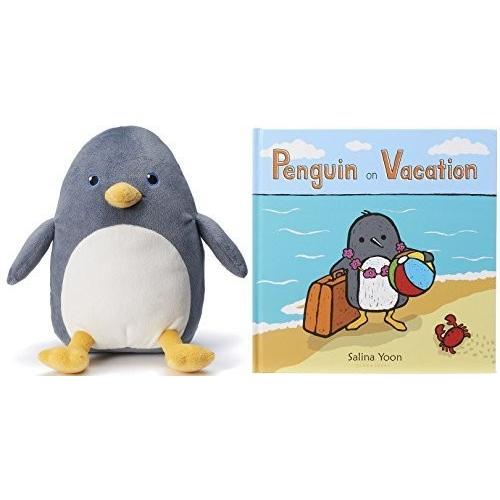 Penguin On Vacation Book and Plush Penguin
