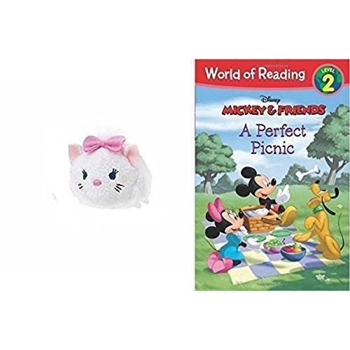 最新デザインの Disney Book Friends and Mickey With Tsum Tsum Mini Marie ぬいぐるみ