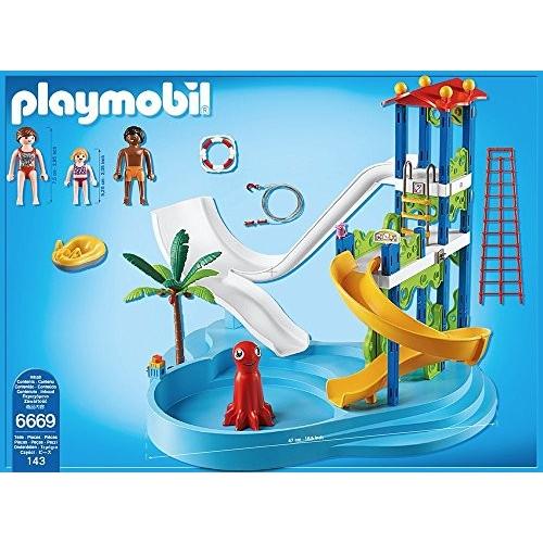 【初期/レア】 Playmobil（プレイモービル） ウォーター スライダー プール 6669 【3187545530】(16350円)
