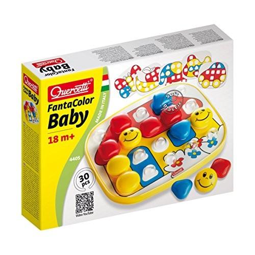 ケルチェッティ(Quercetti) ファンタカラー ベーシック 赤ちゃん用おもちゃセット
