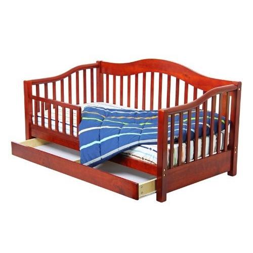 Dream On Me Toddler Day Bed with Storage Drawer, Cherry 110413639ワールド