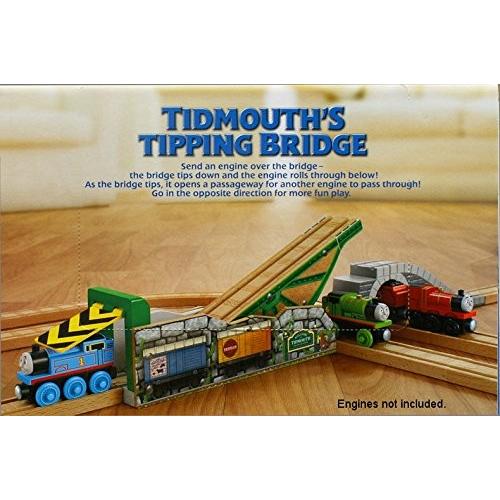 クーポン格安 きかんしゃトーマス 木製レールシリーズ TIDMOUTH´S TIPPING BRIDGE ティッドマウスの傾いてる橋 BMM89 フ