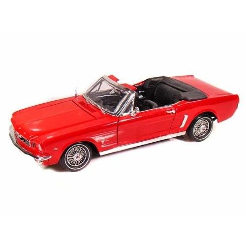 MotorMax (モーターマックス) 1964 1/2 Ford (フォード) Mustang (マスタング) Convertible 1/18 Red MM73